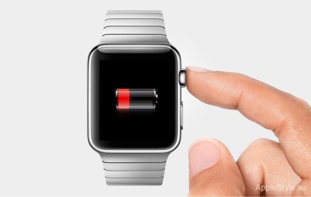 Индикатор заряда Apple Watch