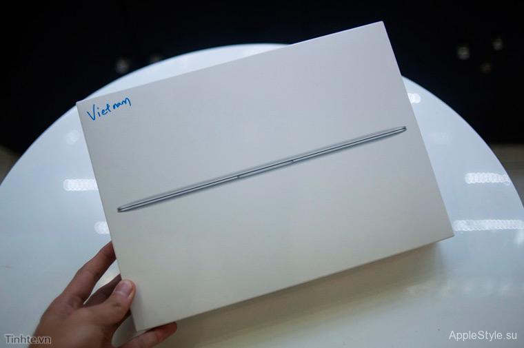 Коробка нового MacBook