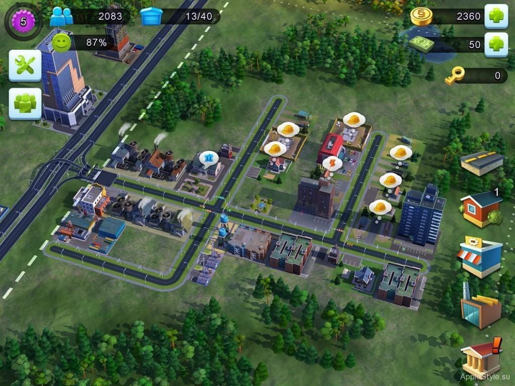 Секрет размещения служб в SimCity BuildIt
