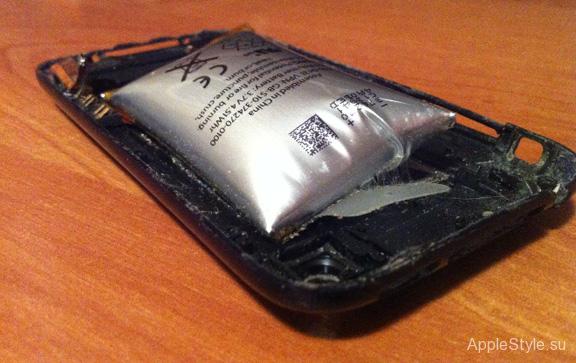 Взрыв батареи iPhone